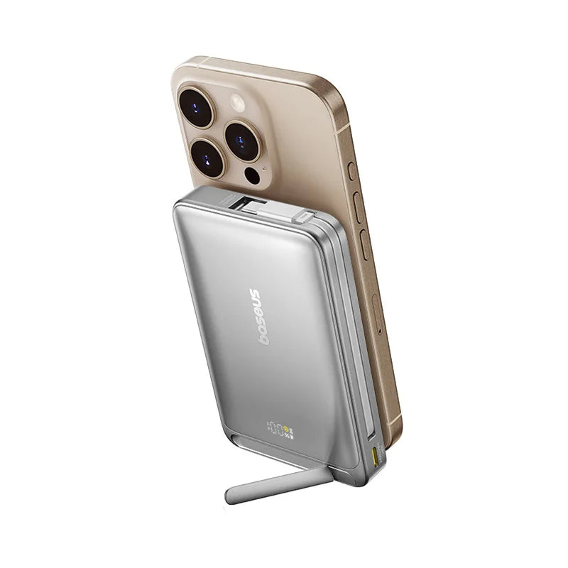 Baseus 45W Magnetic Power Bank – 10,000mAh with Kickstand
