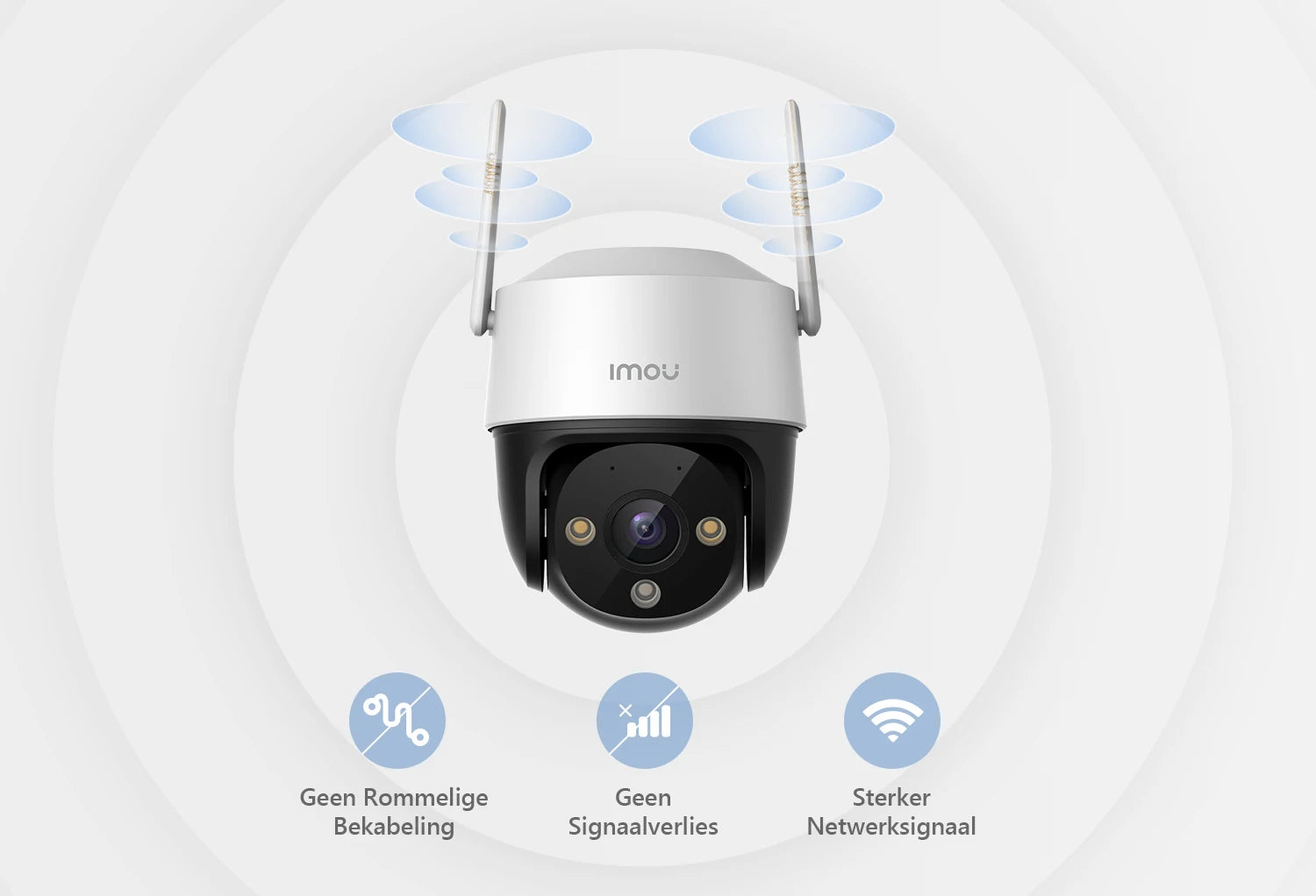 IMOU 3 - 5MP PTZ Outdoor Security Camera – AI Detection & Two-Way Audio