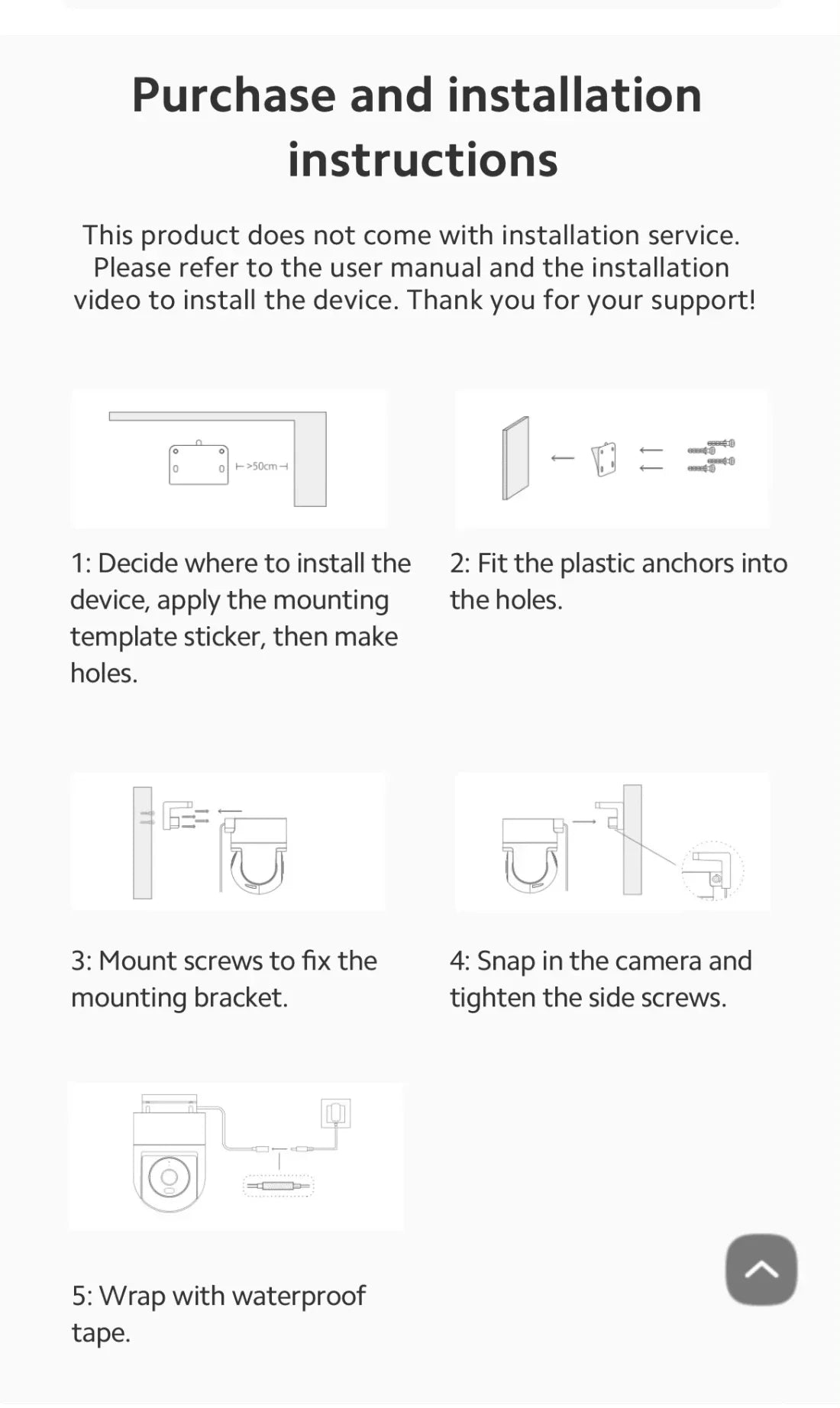 Xiaomi 2.5K HD Security Camera – Outdoor, Full-Color Night Vision, Sound & Light Alarm