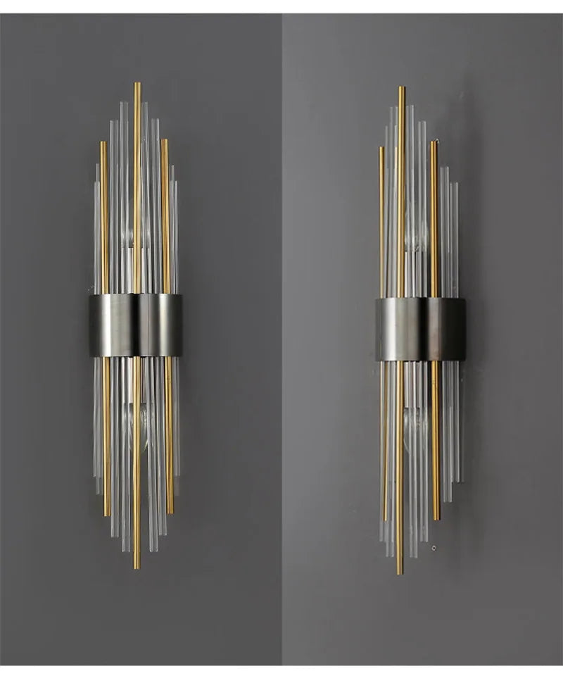 Luxury LED Gold Wall Sconce – Indoor Designer Lighting