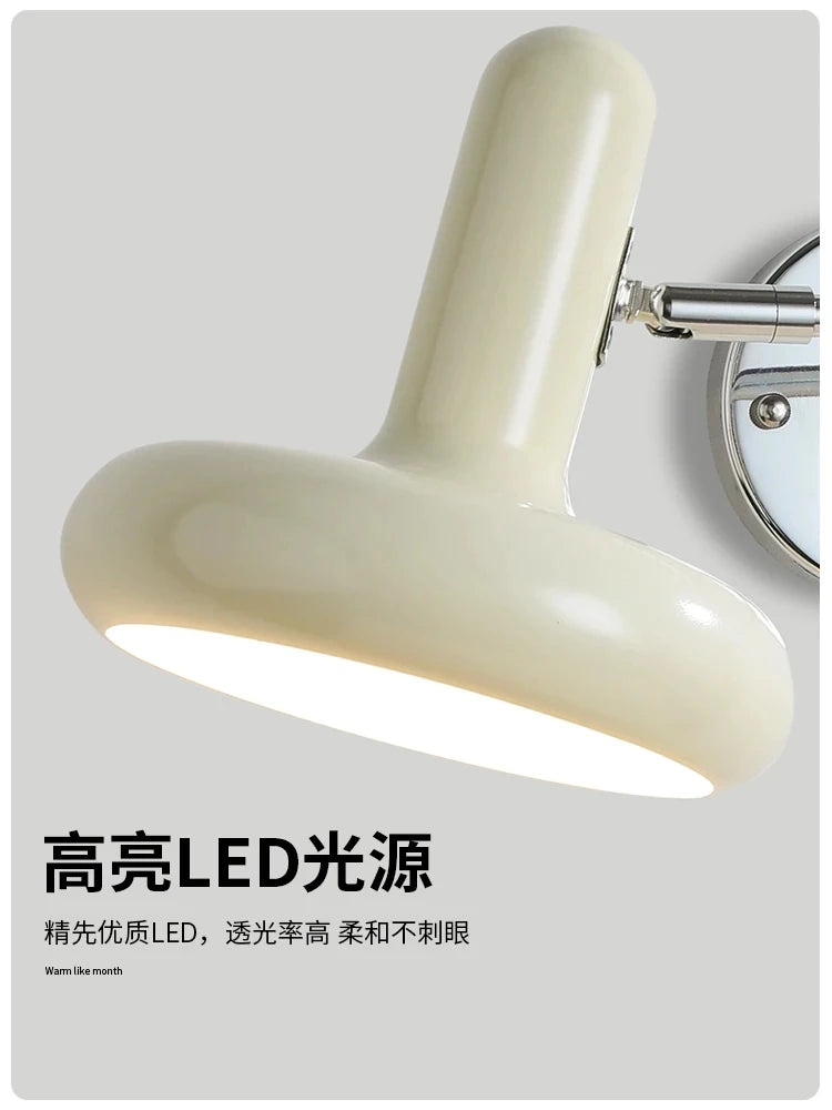 Retractable LED Wall Lamp – Sliding Bedside Lamp