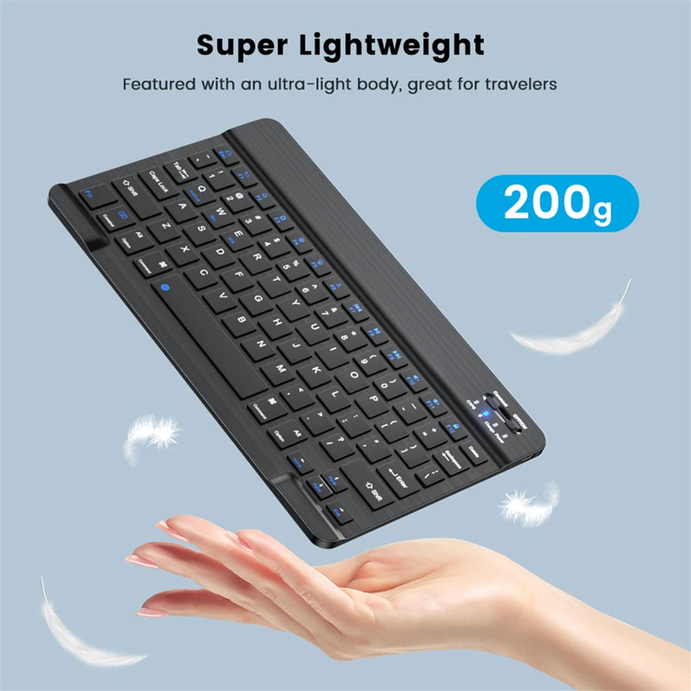 Wireless Keyboard Mouse Combo – iPad, Android, Windows Tablet, Multi-Language
