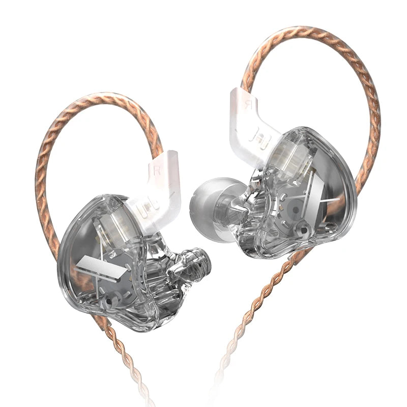 KZ EDX In-Ear Earphones – HiFi Bass Wired IEM, Detachable 2Pin Cable