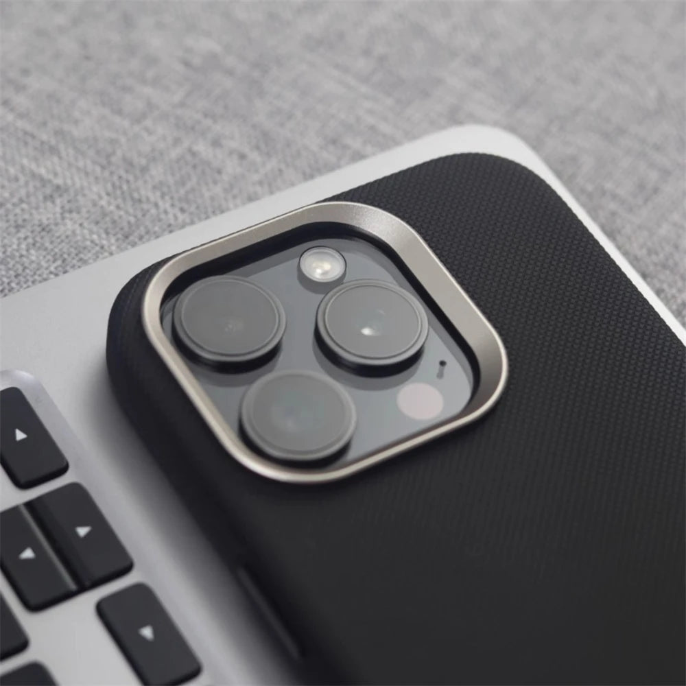 Premium Leather & Alloy iPhone Case – MagSafe Ready