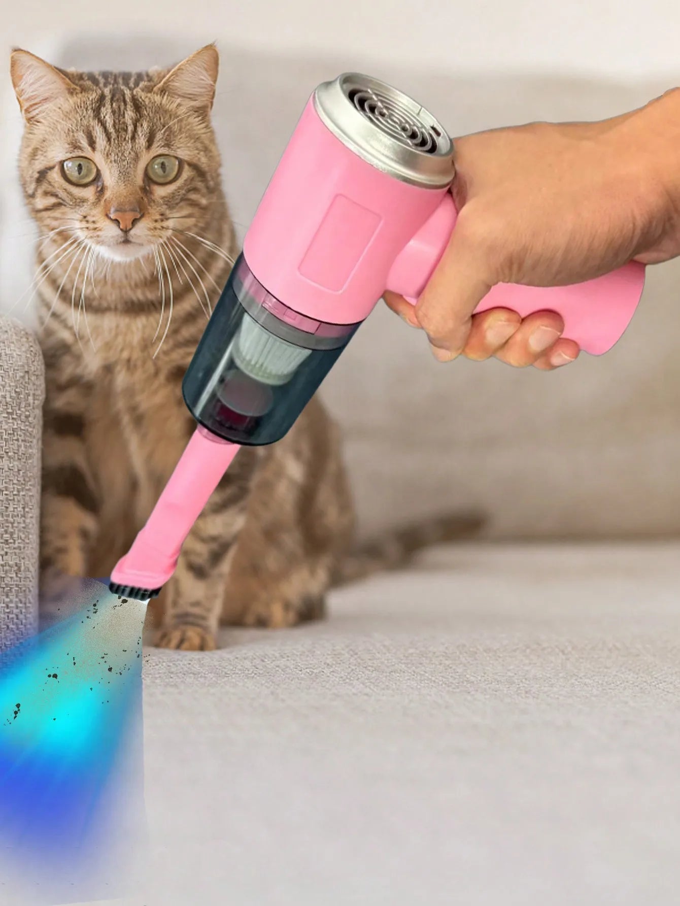 3-in-1 Car & Home Vacuum – USB Rechargeable