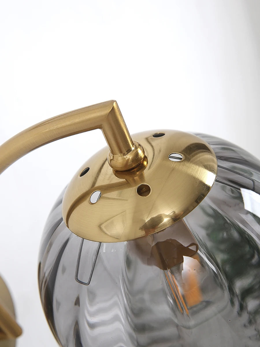 LED Wall Sconce – Minimalist Glass Lamp for Home
