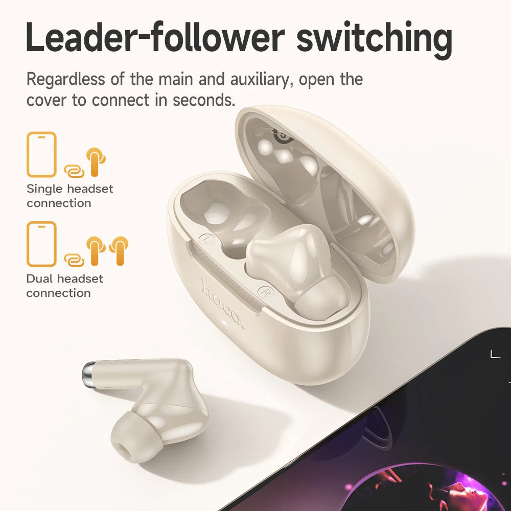 HOCO EQ24 True Wireless Earbuds – HiFi Audio & Mic