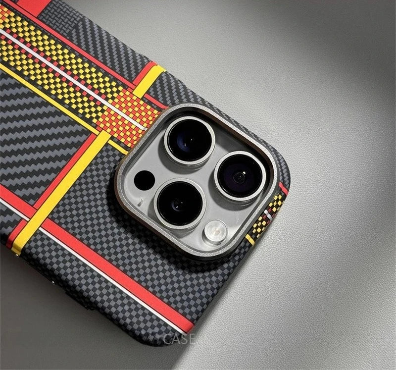 Carbon Fiber MagSafe iPhone Case – Hard Protective Cover